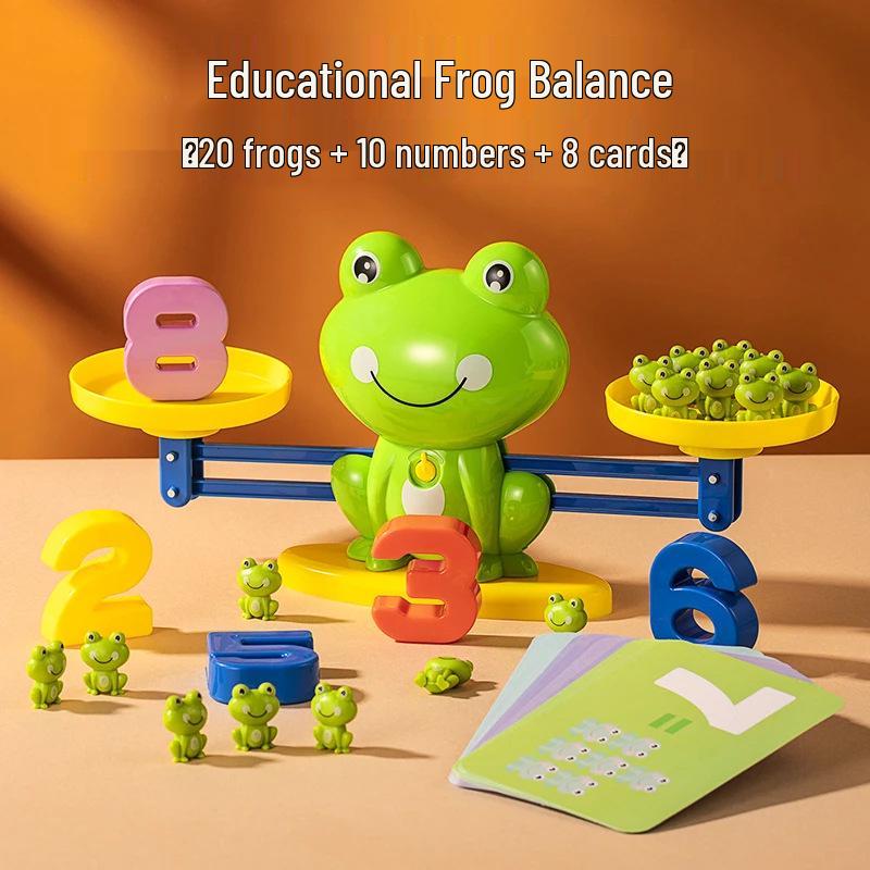 Цифровая игра-головоломка с лягушками для детей: Способствует раннему обучению, когнитивным навыкам и логическому мышлению